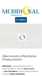 Mobile Screenshot of meridionalproducciones.com