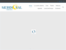 Tablet Screenshot of meridionalproducciones.com